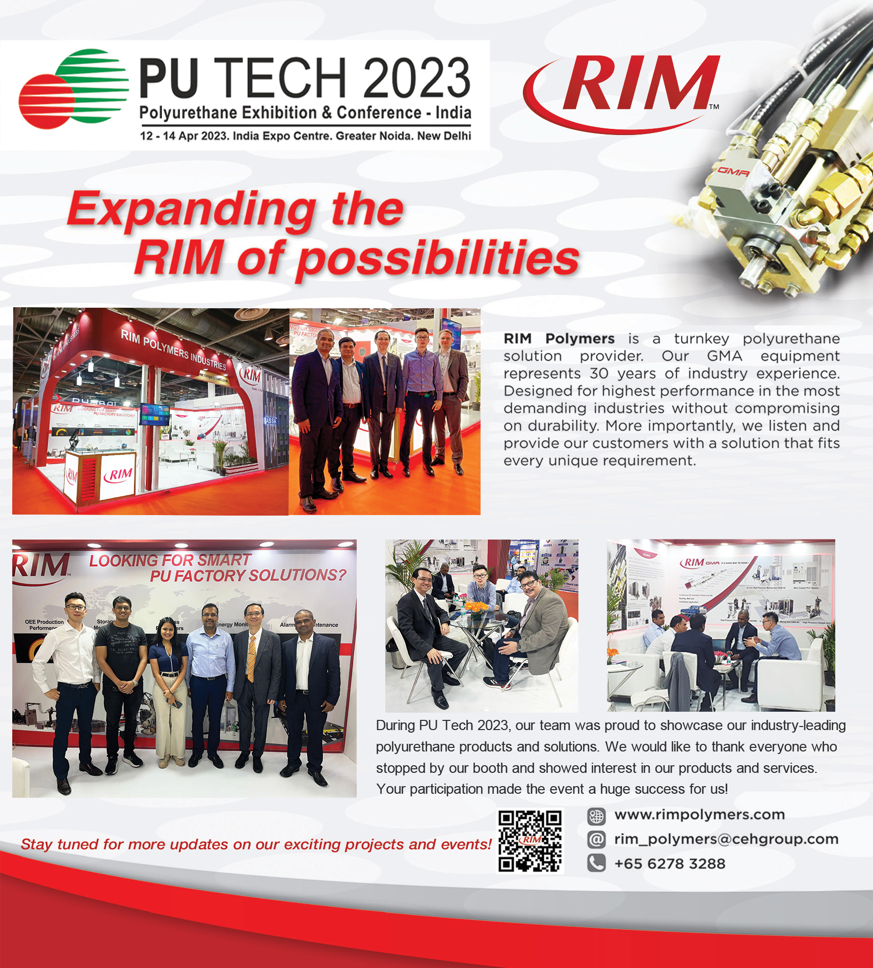 RIM Polymers at PU Tech India 2023