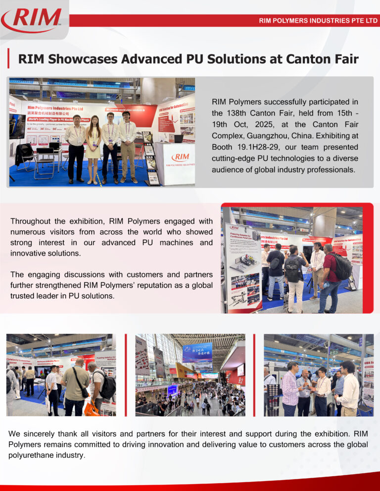 RIM Polymers Showcases Advanced PU Solutions at the 138th Canton Fair